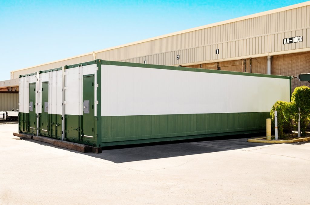 Leafy greens in a controlled environment farm